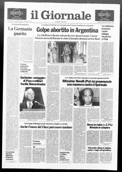 Il giornale : quotidiano del mattino